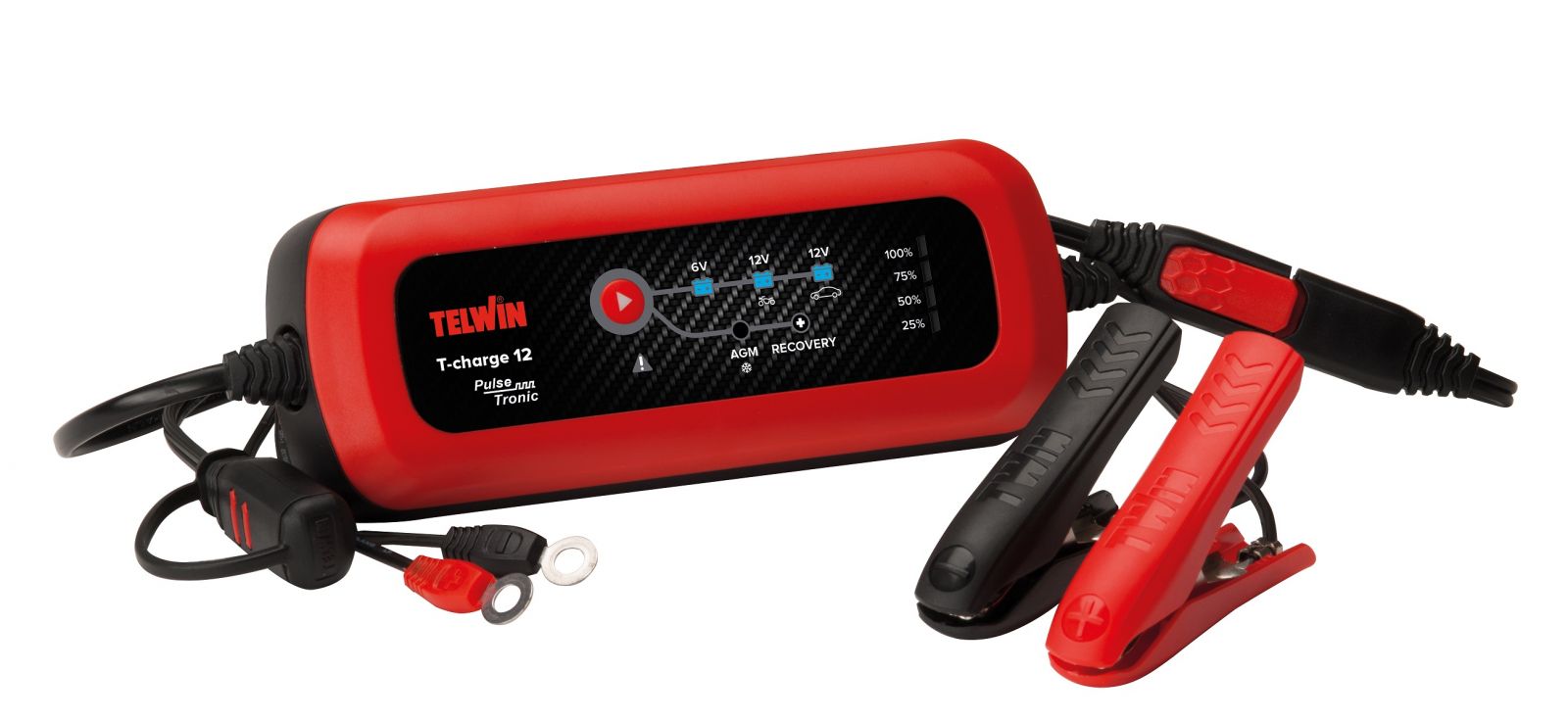 Telwin T-Charge 12 - Multifunktionelles Batterielade- und